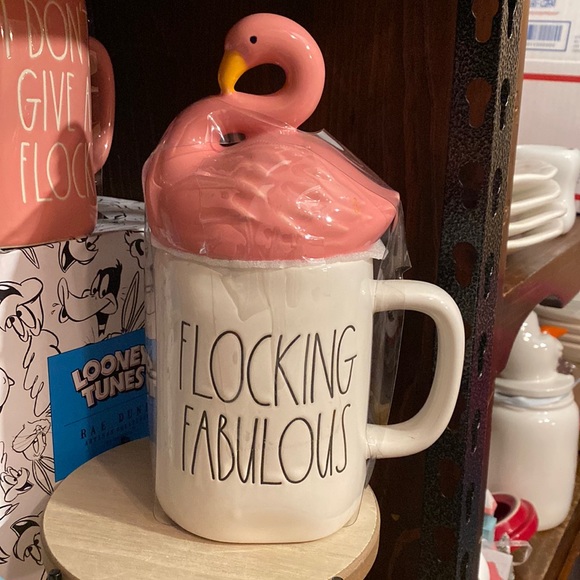 Rae Dunn Other - Rae dunn FLOCKING FABULOUS topper mug